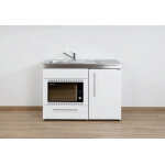 Stengel kitchenette pour studio 120 cm avec micro - ondes mpmos120 - blanche