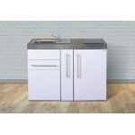 Stengel mini - cuisine avec frigo, armoire t�lescopique et vitroc�ramiques mp120a blanche