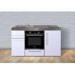 Stengel mini - cuisine avec frigo, four et vitroc�ramiques mpb150 blanche