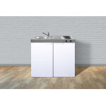 Stengel mini - cuisine avec frigo et plaques electriques mk100 blanche