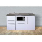 Stengel mini - cuisine avec frigo, l - v, m - o et induction blanche mpgsms3160