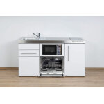 Stengel mini - cuisine avec frigo, l - v, micro - ondes et induction mpgsm 160 blanche