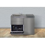 Stengel mini - cuisine inox avec lave - vaisselle et vitroc�ramiques mpgses110