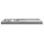 Stengel plan de travail en inox 120x60 cm avec Évier Stengel plan de travail en inox 120x60 cm avec Évier
