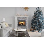 Supra insert  bois en acier 2 turbines turbo 634 ? 6 kw