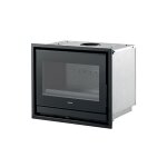 Supra insert  bois double combustion en acier no 67 ? 8 kw