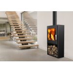 Supra pole  bois en acier avec bcher jacob ? 4, 8 kw