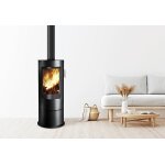Supra pole  bois double combustion en acier chlo ? 7, 1 kw