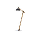 Tk lighting lampadaire design en bois et mtal - oslo