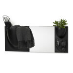 Verti copenhagen ensemble de dcoration murale : miroir + pot de fleurs mural