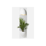 Verti copenhagen ensemble pot de fleurs mural en biopolym�re + miroir et applique led