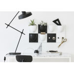 Verti copenhagen pots de fleurs suspendus en biopolymre ? 6 pots + crochets muraux