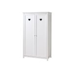 Vipack armoire 2 portes en bois de pin et mdf amori