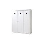 Vipack armoire 3 portes en bois de pin et mdf amori