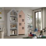 Vipack armoire de chambre enfant + tagres en bois casami bruges