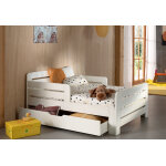 Vipack lit bb volutif en pin massif rglable sur 3 tailles ? 2 coloris