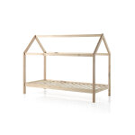 Vipack lit cabane en bois de pin dallas 90 x 200 cm (2 coloris)