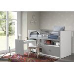 Vipack lit combin enfant en bois bonny 90 x 200 cm (7 coloris)