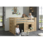 Vipack lit pour enfant en bois massif naturel 4 ans et plus