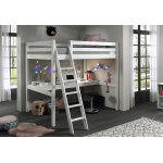 Vipack lit pour enfant en bois mezzanine avec bureau 6 ans et plus