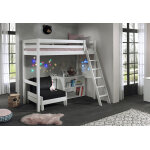 Vipack lit pour enfant en bois mezzanine fauteuil + �tag�re 6 ans et plus