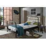 Vipack lit en mtal new york 120 x 200 cm (6 coloris)