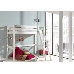 Vipack lit mezzanine en bois de pin pino 90 x 200 cm