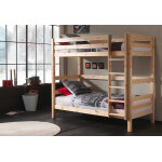 Vipack lit superpos en bois massif 90x200 cm h180 cm pino