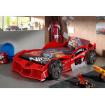 Vipack lit voiture pour enfant en bois 90 x 200 cm - max