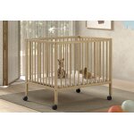 Vipack parc bb en bois de htre sur roulettes ? dino