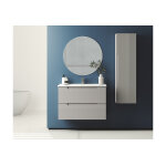 Visobath ensemble de meubles de salle de bain + vasque cramique et miroir led