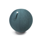 Vluv pouf rond gonflable en tissu polyester