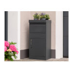 Westmann bote  colis en acier thermolaqu anthracite ? 50 x 37 x 105 cm