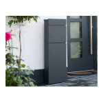 Westmann bote aux lettres en acier pippa ? 40 x 14 x 111 cm