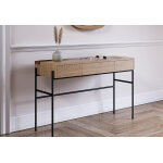 Wewood console en bois de chne et mtal ? concierge