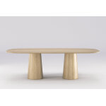 Wewood table � manger en bois massif amos ? 240 x 110 x 75 cm