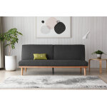 Wilsa canap� convertible en bois et tissu - ely