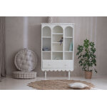 Wood luck design bibliothque en bois pour enfants avec tiroir 140 x 84 x 35 cm ? babushka