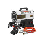 X - performer canon  chaleur au gaz + batterie 20 v / 4 ah ? 9  20 kw