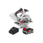 X - performer scie circulaire sans fil 20 v / 4 ah ? 18, 5 cm