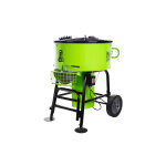 Zipper maschinen btonnire lectrique malaxeur  action force 1, 1 kw ? cuve 120 l