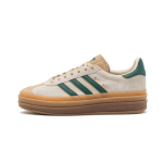 Adidas gazelle bold magic beige collegiate green