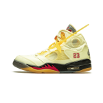 Air jordan 5 retro off white sail