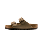 Birkenstock arizona suede leather soft footbed taupe