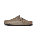 Birkenstock boston soft footbed suede taupe