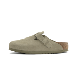 Birkenstock boston suede leather faded khaki