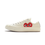 Converse chuck taylor all - star 70s ox comme des garons play white