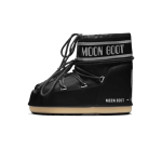 Moon boot icon low black nylon
