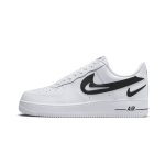 Nike air force 1 low 07 fm cut out swoosh white black