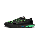 Nike blazer low off white black green